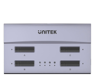 Unitek USB4 4-kieszeniowa stacja dokująca/klonująca M.2 - 1337796 - zdjęcie 2